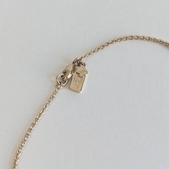 Kate Spade Vegas Jewels Long Necklace Citrine Yellow Gold Crystal Station - Picture 5 of 9